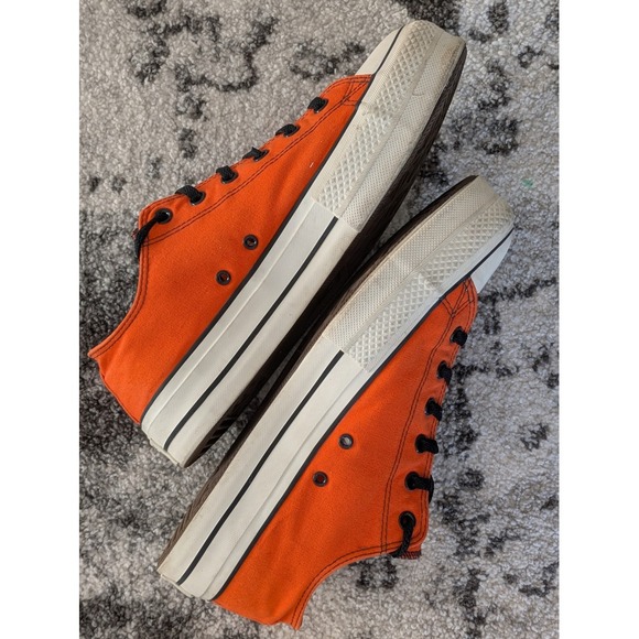 Converse by You Custom Chuck Orange Canvas Sneaker‎ (Size Men's 11.5) - Picture 1 of 7